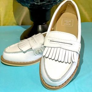 Janie and Jack- NWOT-Toddler Leather Fringe Loafer